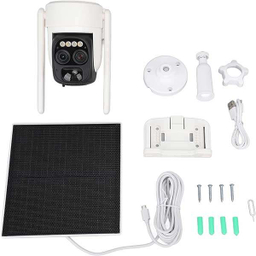 دوربین مداربسته بی سیم تحت شبکه طرح پنل خورشیدی مدل 132