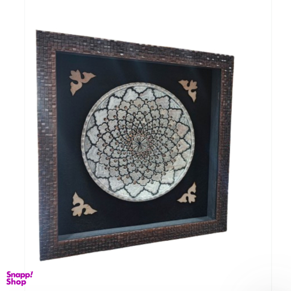 تابلو قلم زنی طرح خورشیدی کد T1013