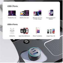 شارژر فندکی انکر مدل USBC 335