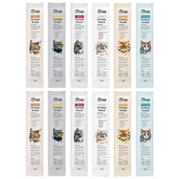 بستنی گربه پرسا مدل Mix وزن 20 گرم مجموعه 12 عددی