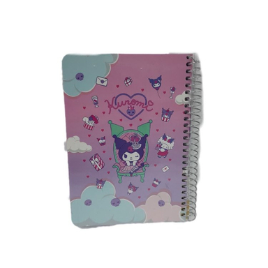 دفترچه یادداشت سیمی ۸۰ برگ سویل طرح کرومی 5 کد 225