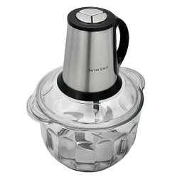 خرد کن سیلور کرست سه کلید مخزن شیشه ای با طرح لاله