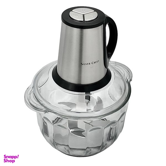 خرد کن سیلور کرست سه کلید مخزن شیشه ای با طرح لاله