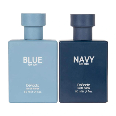 ادوپرفیوم مردانه دفکتو پک دوقلو مدل navy blue