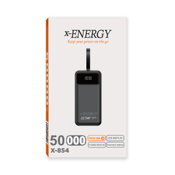پاوربانک ایکس انرژی مدل X-854 22.5W ظرفیت 50000 میلی آمپر ساعت