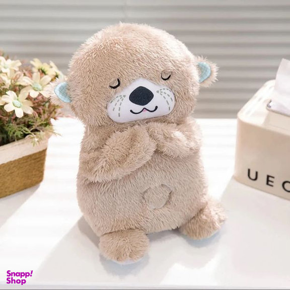 عروسک طرح خرس نفس کش مدل خوابالو کد 110 ارتفاع 30 سانتی متر