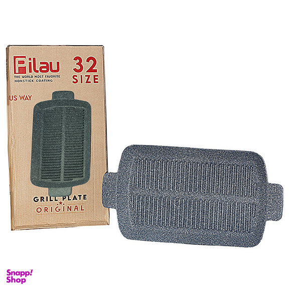 تابه گریل پیلو طرح مستطیل مدل هپی سایز 32