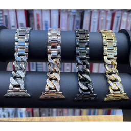 بند اپیکوی مدل Cartier Jewel Loop مناسب اپل واچ سری 1/2/3/4/5/6/7/8/SE/Ultra سایز 42/44/45/49 میلی متری