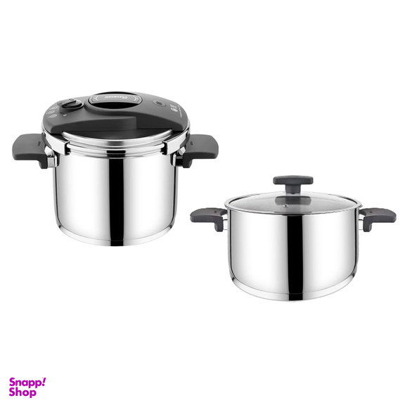 زودپز دوقلو آمبوس مدل درب چرخشی