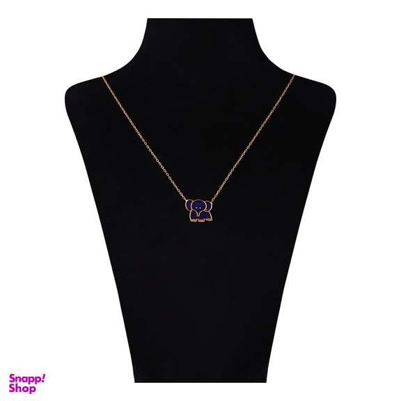 گردنبند طلا 18 عیار زنانه سین سان طرح حلقه ای فلامینگو مدل A52