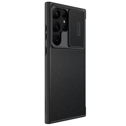 کیف کلاسوری نیلکین مدل Qin Pro Plain Cloth مناسب برای گوشی موبایل سامسونگ Galaxy S23 Ultra