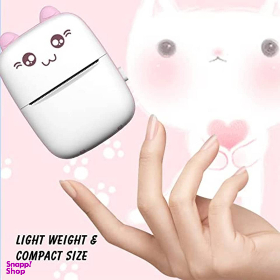 پرینتر لیبل زن ناب سل مدل پرتابل کد PIN02 به همراه 3 عدد رول کاغذی