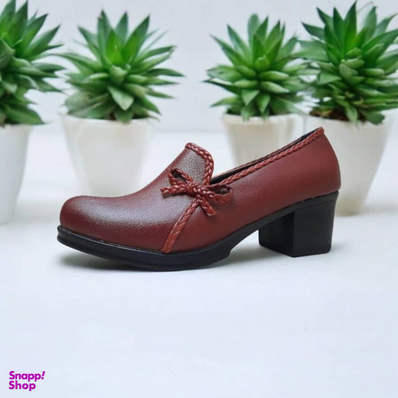 کفش رسمی زنانه کد 832 رنگ قهوهای