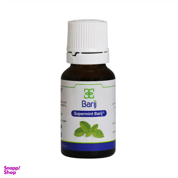 قطره نفخ و سوی هاضمه خوراکی سوپرمینت باریج اسانس حجم 15 میلی لیتر