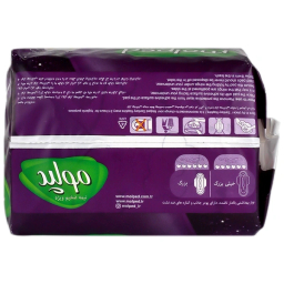 نواربهداشتی مولپد مدل نیمه ضخیم سایز بزرگ بسته 9 عددی
