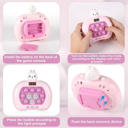 فیجت ضد استرس ناب سل مدل پاپت گیم طرح خرگوش بامزه کد pa0002