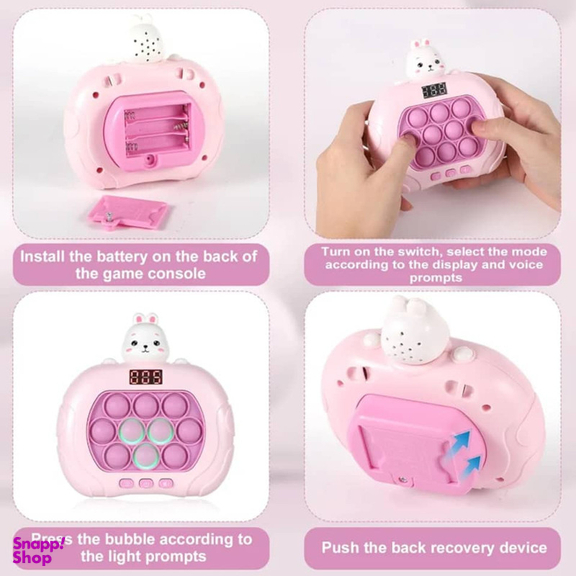 فیجت ضد استرس ناب سل مدل پاپت گیم طرح خرگوش بامزه کد pa0002