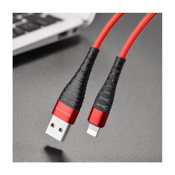 کابل تبدیل USB به لایتنینگ بروفون مدل BX32 طول 25 سانتی متر