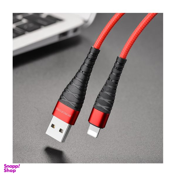 کابل تبدیل USB به لایتنینگ بروفون مدل BX32 طول 25 سانتی متر