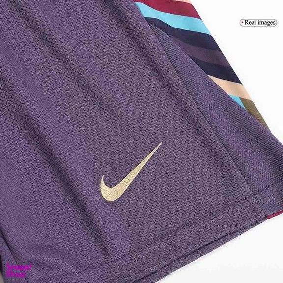 ست تیشرت و شلوارک ورزشی پسرانه مدل Away 2024