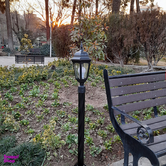 چراغ باغی سولونیکس مدل انگلیسی کد 140 مجموعه 2 عددی