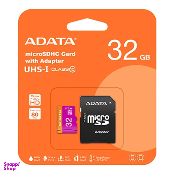 کارت حافظه‌ ای دیتا مدل PremierA ظرفیت 32 گیگابایت به همراه آداپتور SD