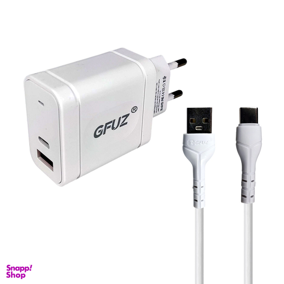 شارژر دیواری 25 وات جیفوز مدل GA-04 به همراه کابل USB Type-C