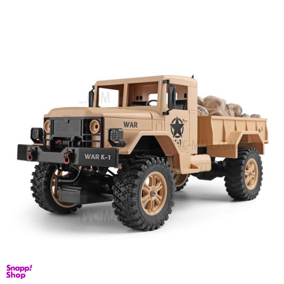 ماشین بازی کنترلی دبلیو ال تویز مدل کامیون جنگی سری Off Road Military