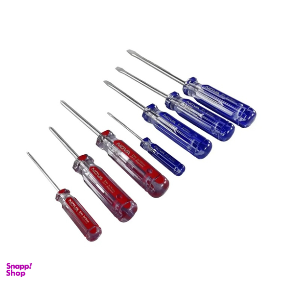 پیچ گوشتی نوا مدل 1015 کد 20709 بسته 7 عددی