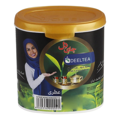 چای سیاه سیلان عطری الف دل بازرگانی وزن 445 گرم