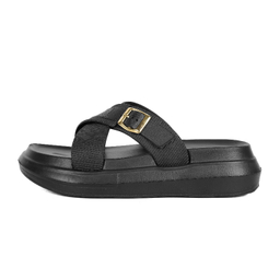 دمپایی زنانه نیکتا مدل پاییز رنگ مشکی