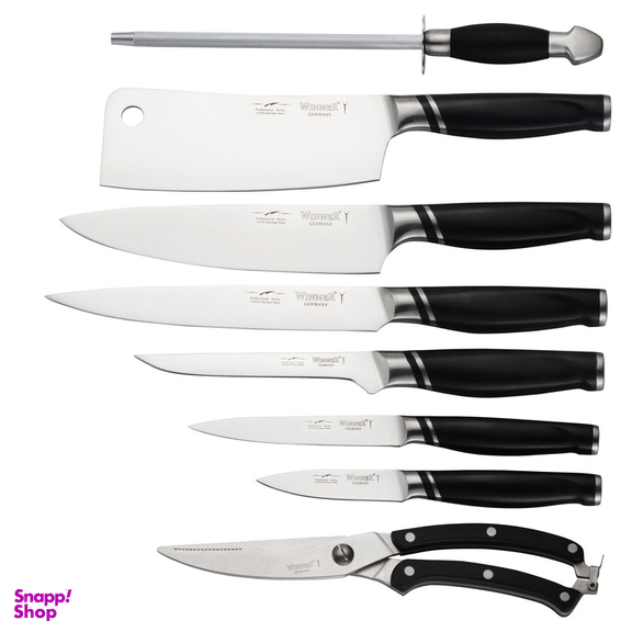 سرویس چاقو آشپزخانه 8 پارچه وینر کد W-01 PLUS