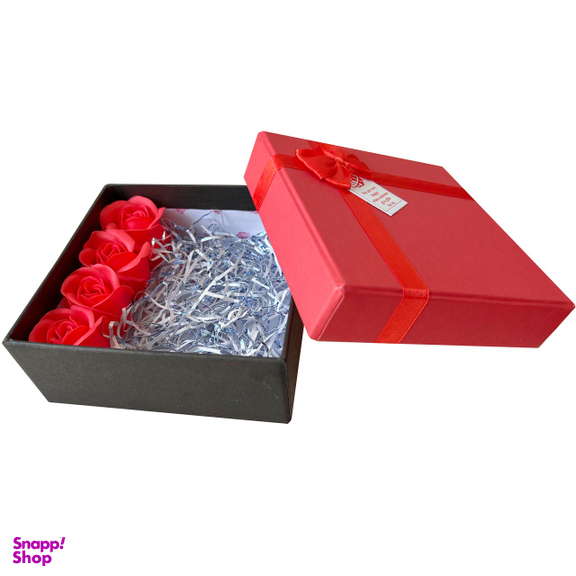 جعبه هدیه گل رز سایز 13 سانتی متر