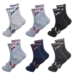 جوراب مردانه آکام مدل puma مجموعه 6 عددی