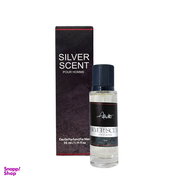 عطر جیبی مردانه آدولفو مدل Silver Scent حجم 35 میلی لیتر