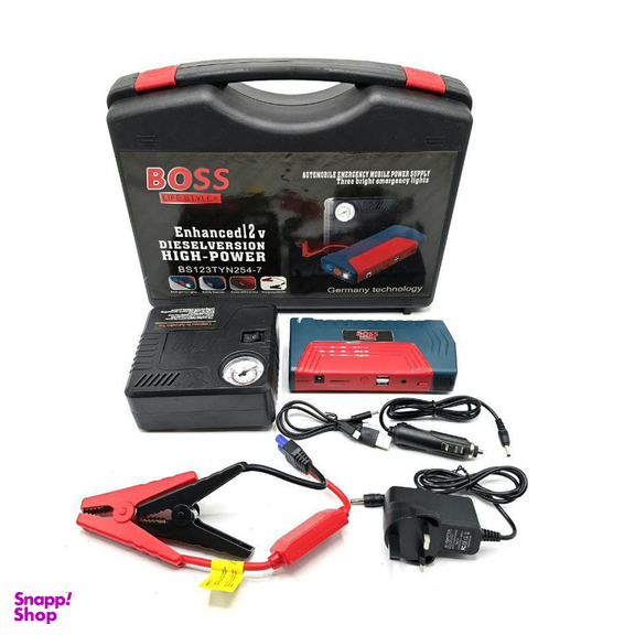 جامپ استارتر و کمپرسور فندکی باس مدل BS-124J