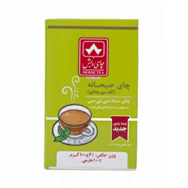 چای صبحانه کله مورچه ای دبش وزن 100 گرم