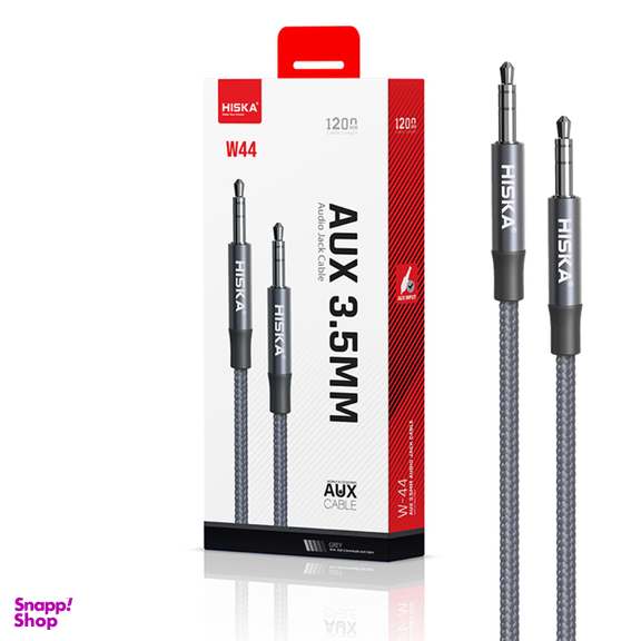 کابل Jack 3.5mm هیسکا مدل AUX W44 طول 1.2 متر