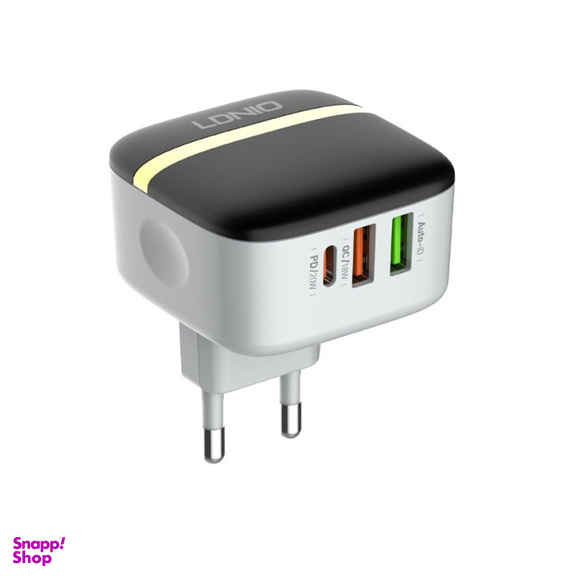 شارژر دیواری گوشی موبایل الدینیو مدل A3513Q به همراه کابل USB-C