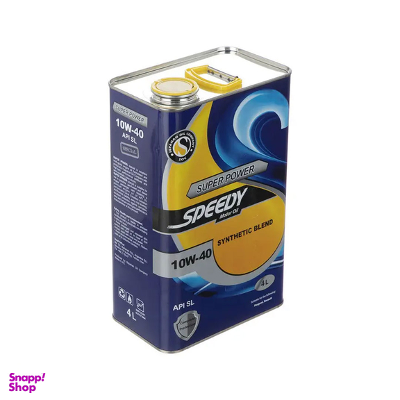 روغن موتور خودرو اسپیدی مدل Super Power 10W-40 حجم 4 لیتر