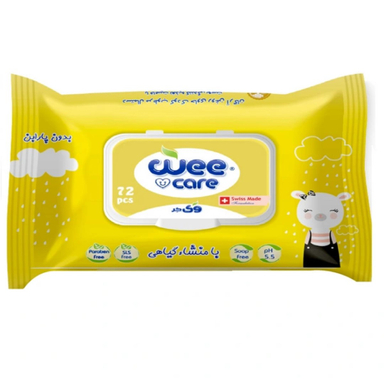 دستمال مرطوب کودک وی کر حاوی روغن آرگان بسته 72 عددی