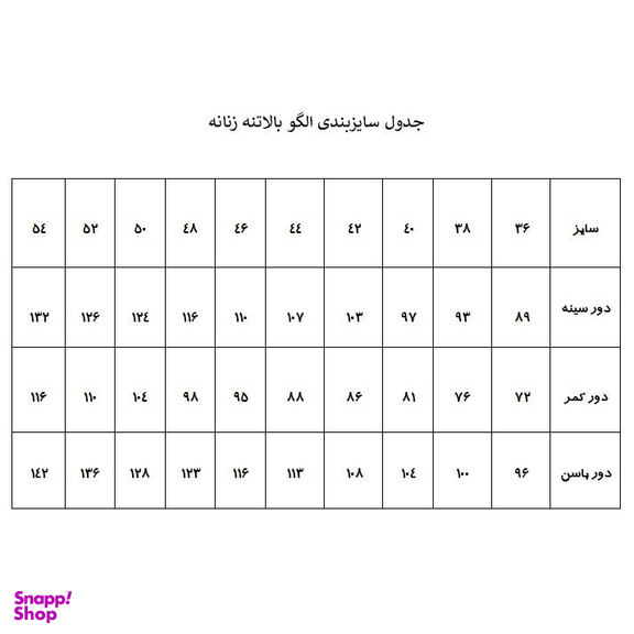 الگو خیاطی پایه بالاتنه و آستین و شلوار زنانه متد ABM سایز 36 تا 52 مدل ECO بسته 18 عددی