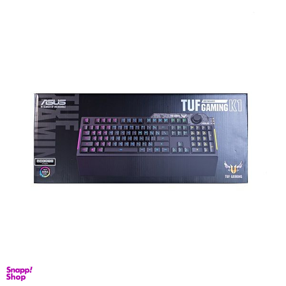 کیبورد مخصوص بازی ایسوس مدل TUF GAMING K1 RGB