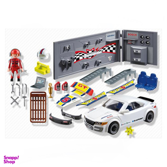 ساختنی پلی موبیل مدل ماشین مسابقه کد 4365