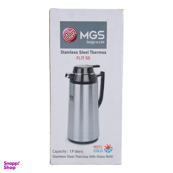 فلاسک استیل ام جی اس مدل FL17SG گنجایش 1/9 لیتر