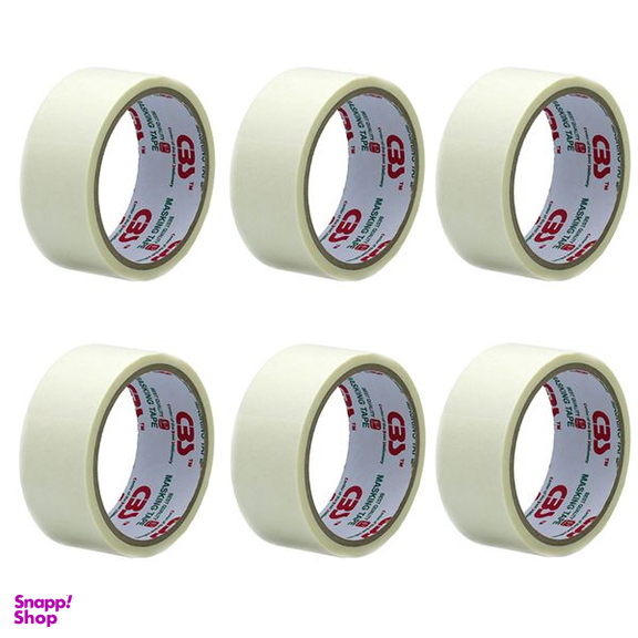 چسب کاغذی سی بی اس مدل JM1640 عرض 4 سانتی متر بسته 6 عددی