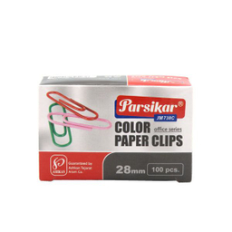 گیره کاغذ پارسی کار مدل JM738 بسته 1000 عددی