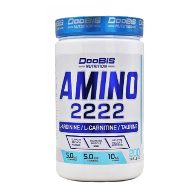 قرص آمینو 2222 ال آرژینین ال کارنیتین (Amino 2222 L Arginine L Carnitine) دوبیس بسته 200 عددی