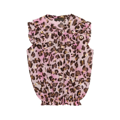 تاپ زنانه برنس مدل هلاله رنگ صورتی