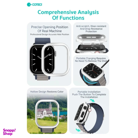 کاور ساعت هوشمند کوتتسی مدل IW-029 مناسب اپل واچ 46 میلی متر